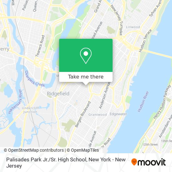Palisades Park Jr. / Sr. High School map