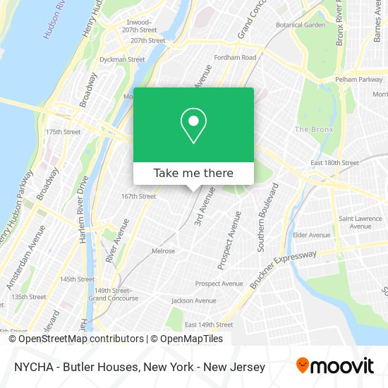 Mapa de NYCHA - Butler Houses