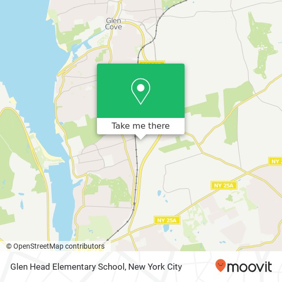 Mapa de Glen Head Elementary School