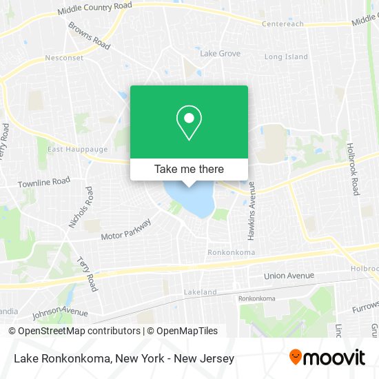 Mapa de Lake Ronkonkoma