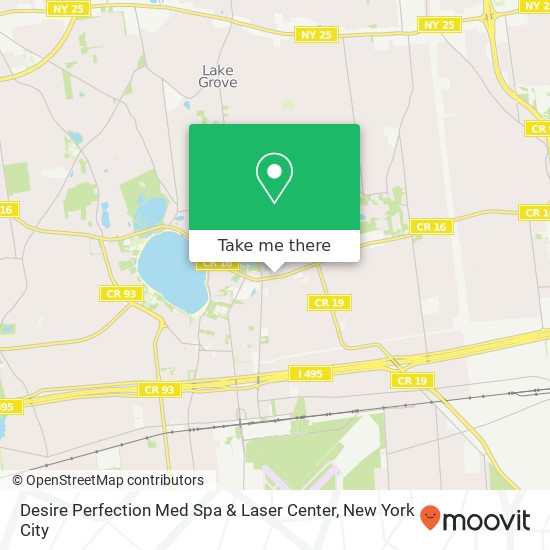 Mapa de Desire Perfection Med Spa & Laser Center