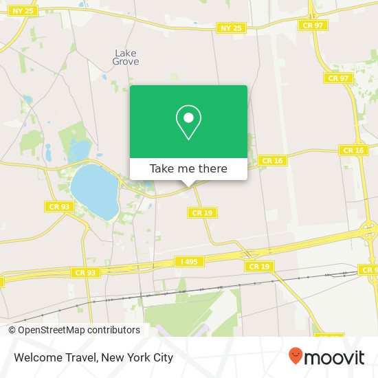 Mapa de Welcome Travel