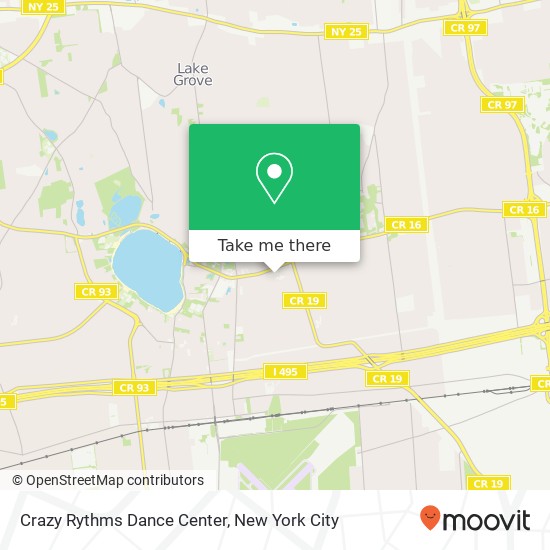 Mapa de Crazy Rythms Dance Center