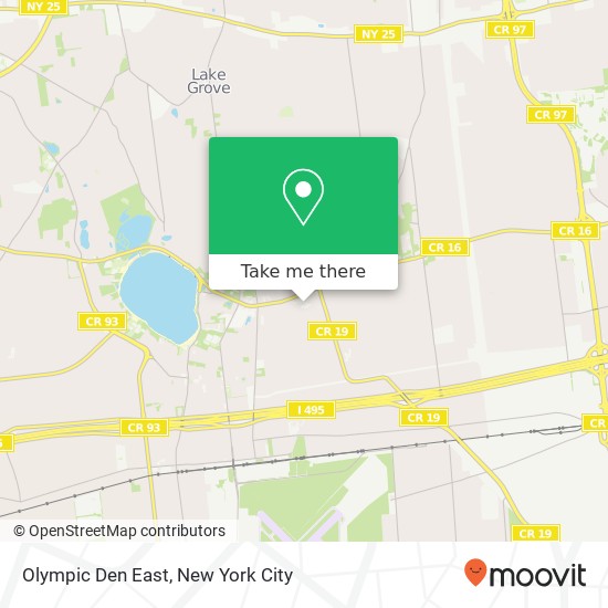 Mapa de Olympic Den East