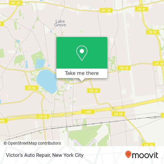 Victor's Auto Repair map