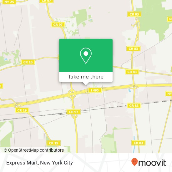 Express Mart map