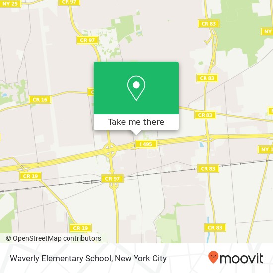 Waverly Elementary School map