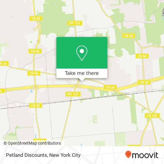 Mapa de Petland Discounts