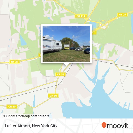 Lufker Airport map