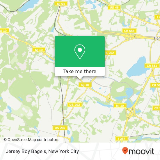 Jersey Boy Bagels map