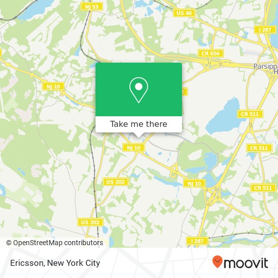 Mapa de Ericsson