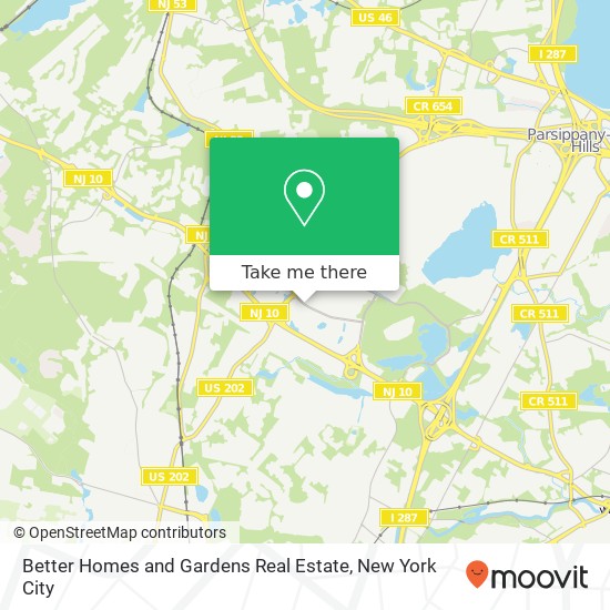 Mapa de Better Homes and Gardens Real Estate