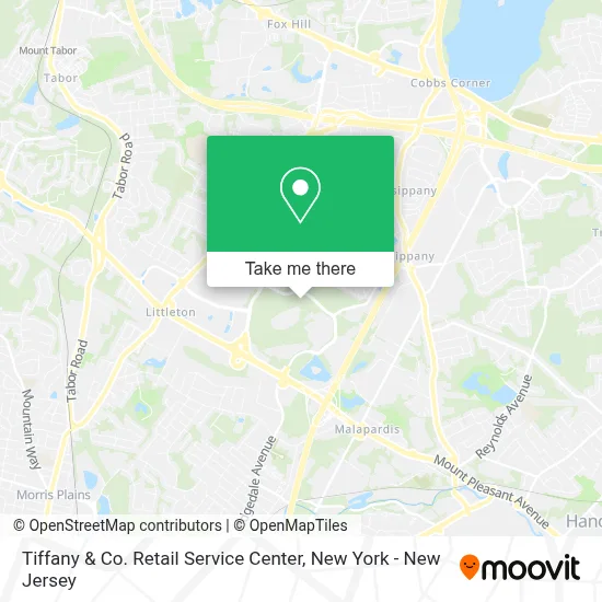 Tiffany & Co. Retail Service Center map