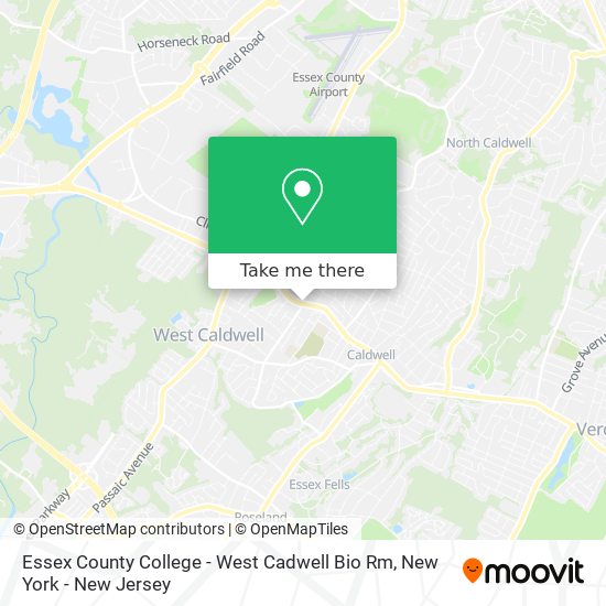 Essex County College - West Cadwell Bio Rm map