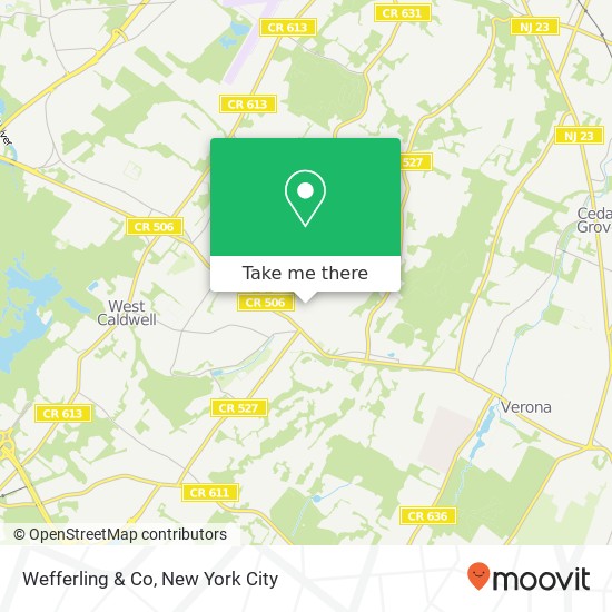 Mapa de Wefferling & Co