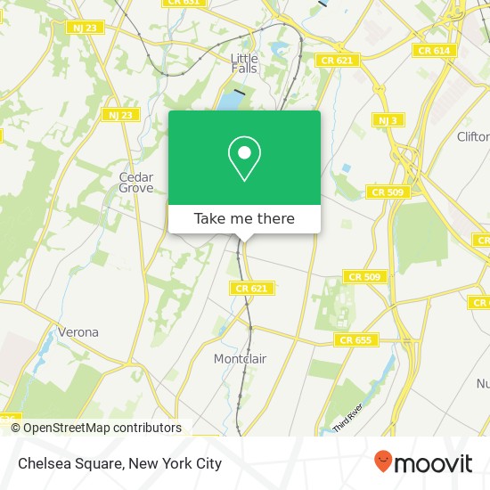 Mapa de Chelsea Square