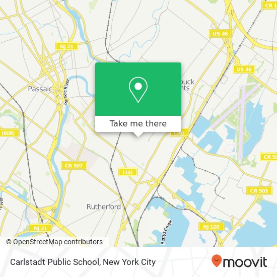 Carlstadt Public School map