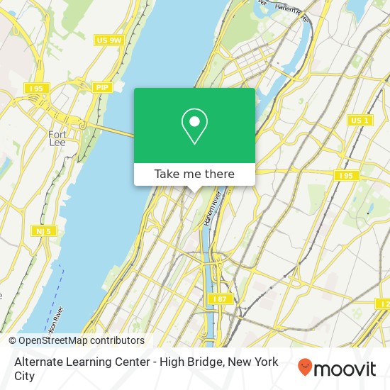 Alternate Learning Center - High Bridge map