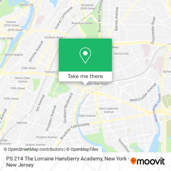 Mapa de PS 214 The Lorraine Hansberry Academy