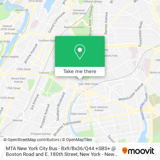 How to get to MTA New York City Bus - Bx9 / Bx36 / Q44 +SBS+ @ Boston ...