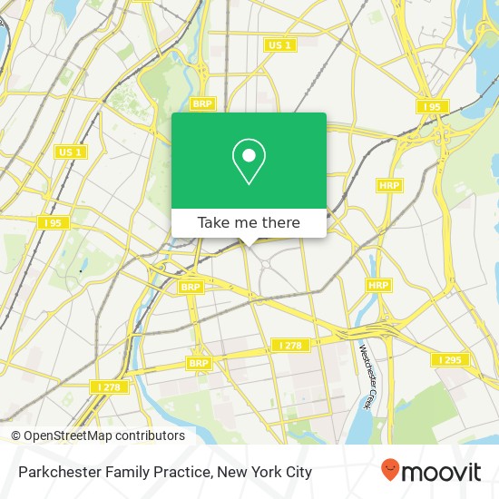 Parkchester Family Practice map