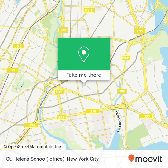 St. Helena School( office) map