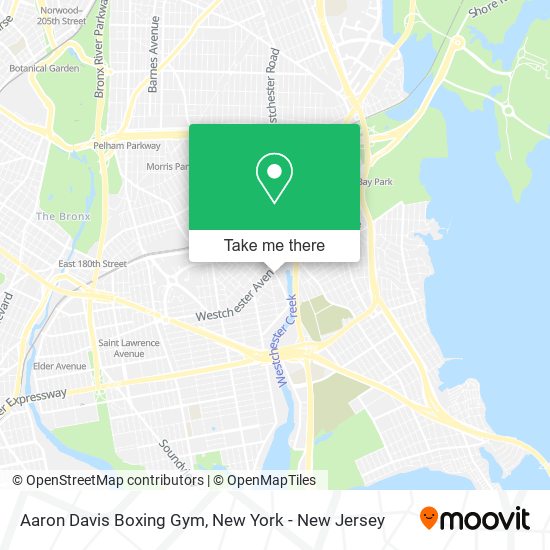 Mapa de Aaron Davis Boxing Gym