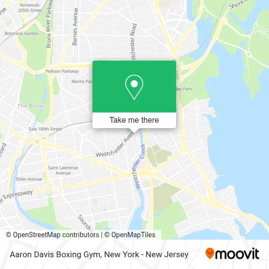 Aaron Davis Boxing Gym map