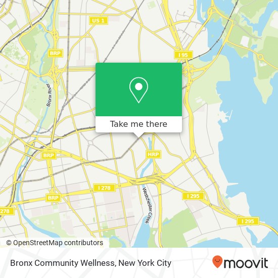 Bronx Community Wellness map