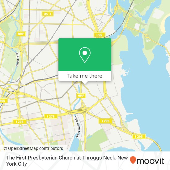 Mapa de The First Presbyterian Church at Throggs Neck