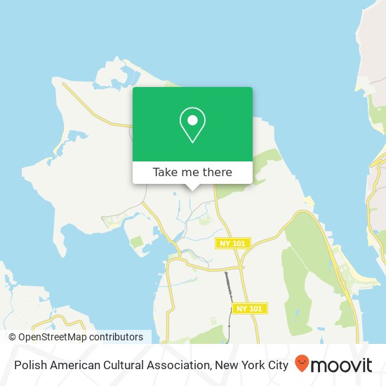 Polish American Cultural Association map