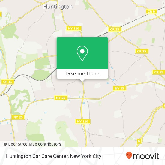 Huntington Car Care Center map