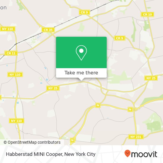 Mapa de Habberstad MINI Cooper