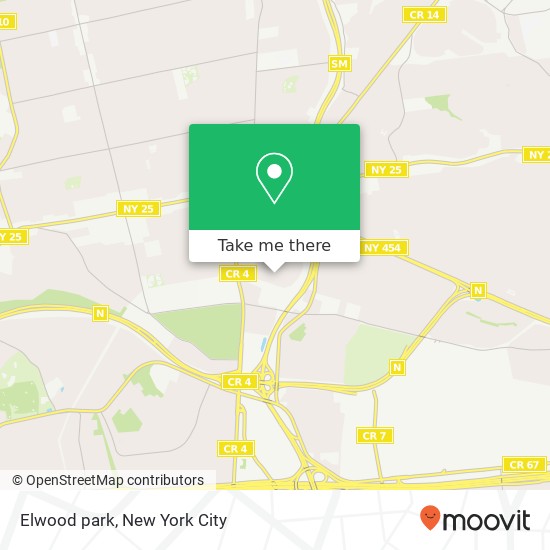 Mapa de Elwood park