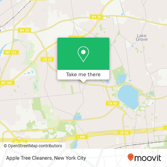 Mapa de Apple Tree Cleaners