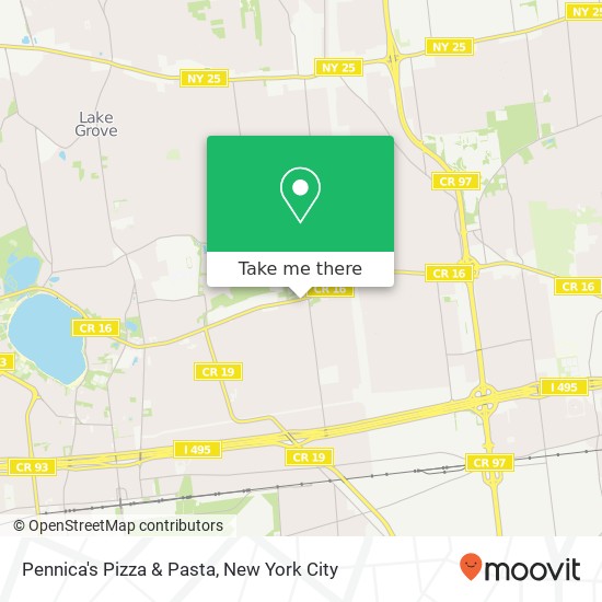 Pennica's Pizza & Pasta map