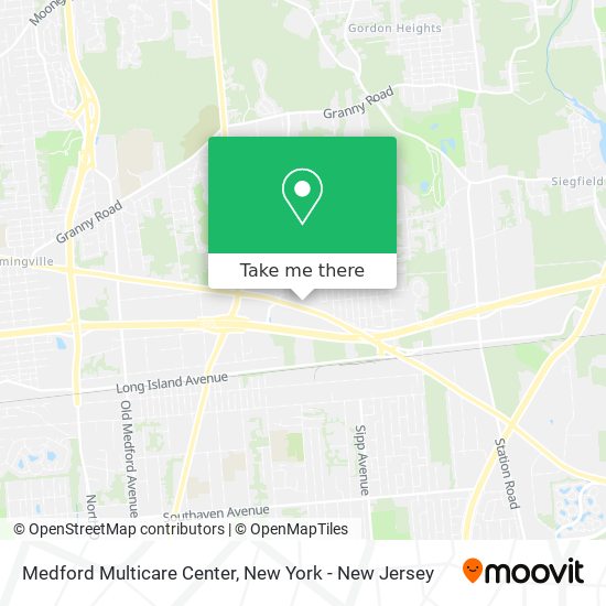 Medford Multicare Center map