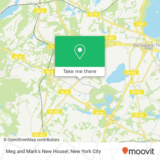 Mapa de Meg and Mark's New House!