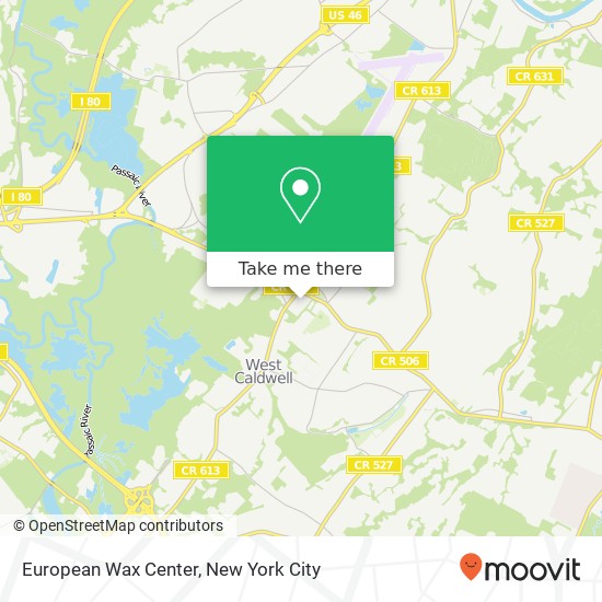 European Wax Center map