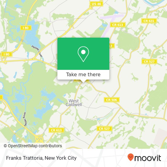 Franks Trattoria map