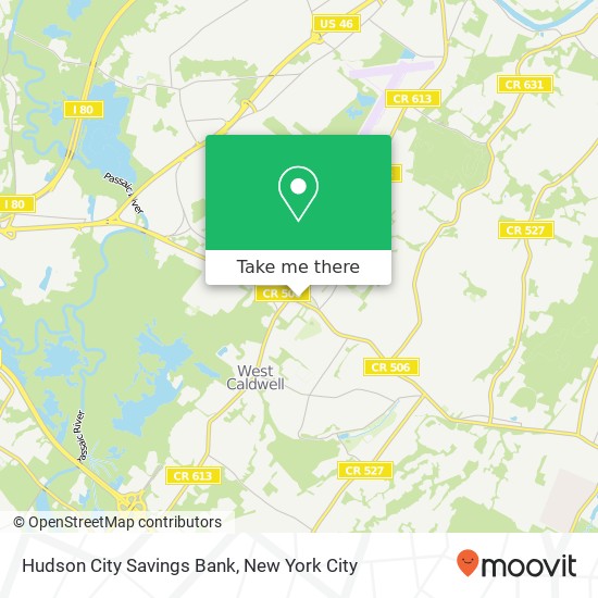 Hudson City Savings Bank map