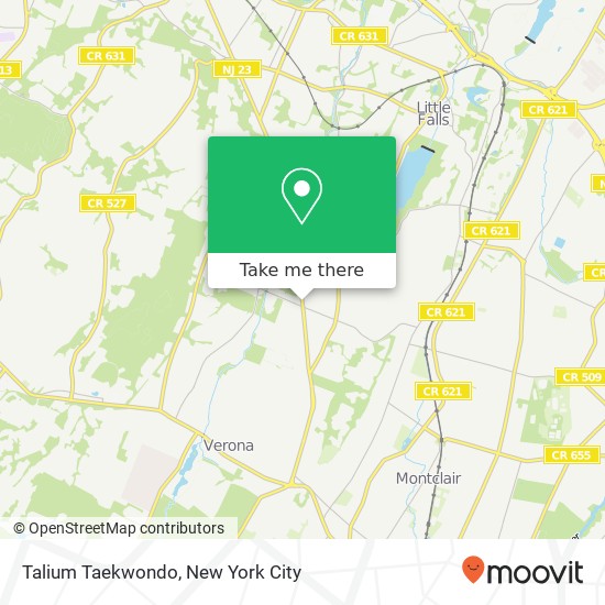 Talium Taekwondo map