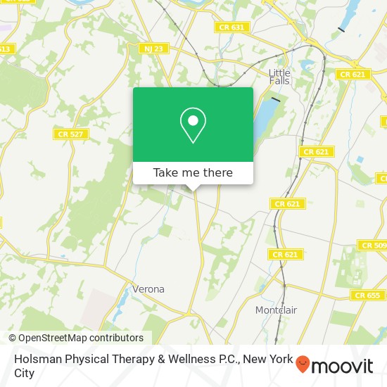 Mapa de Holsman Physical Therapy & Wellness P.C.