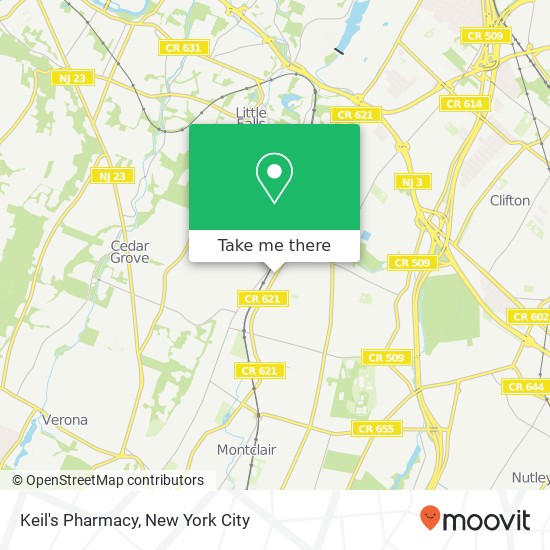 Mapa de Keil's Pharmacy