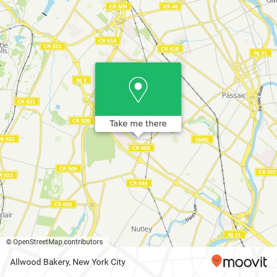 Mapa de Allwood Bakery