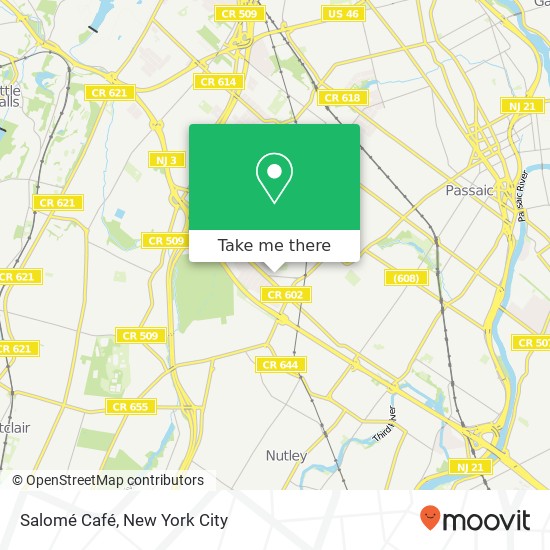 Salomé Café map
