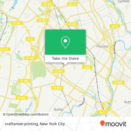 craftsmen printing map