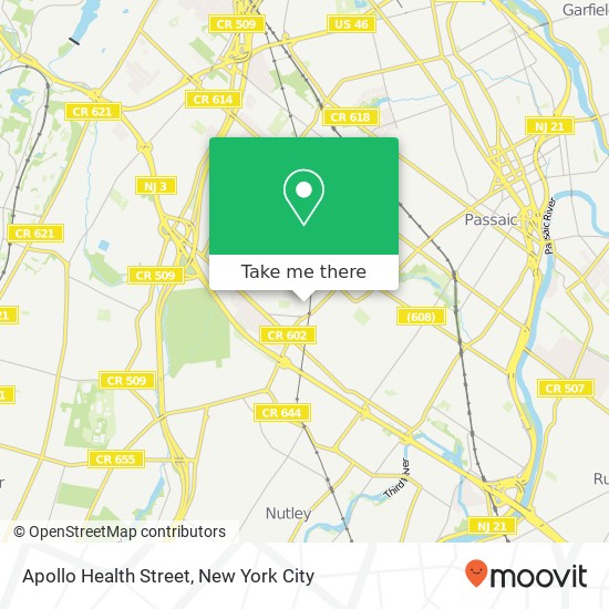 Mapa de Apollo Health Street