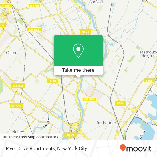 River Drive Apartments map