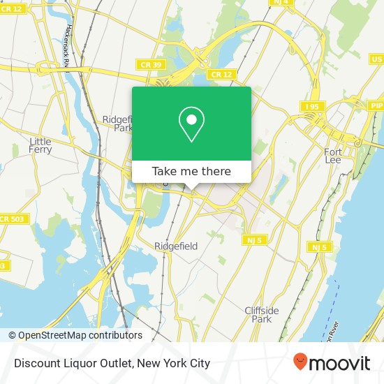 Discount Liquor Outlet map